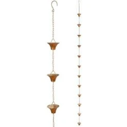 Esschert Design Regenketting 254 Cm Staal Koper -Tuingereedschap Winkel 1200x1200 577