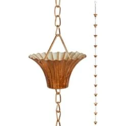 Esschert Design Regenketting 254 Cm Staal Koper -Tuingereedschap Winkel 1200x1200 578