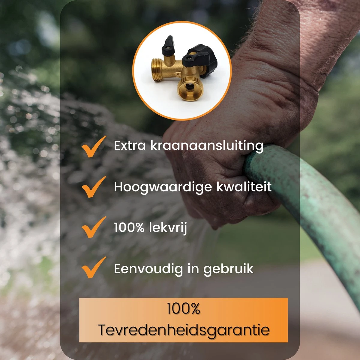 Horvitus Waterverdeler 2 Weg - Y Stuk Kraan Splitter - Voor Europese Kranen - Messing 7 Horvitus Waterverdeler 2 Weg - Y Stuk Kraan Splitter - Voor Europese Kranen - Messing - Afbeelding 5
