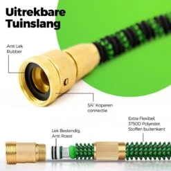 MD-Goods ® Super Sterk Uitrekbare Tuinslang Tot 30 Meter + GRATIS Tas En Koppelstuk - Tuinsproeier - Tuin Besproeien - Waterslang - Sproeikop - Groen - Flexibel Elastisch -Tuingereedschap Winkel 1200x1200 594