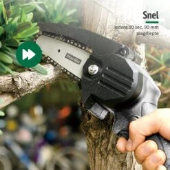 Mardin Mini Kettingzaag - Snoeizaag - Kettingzaag - Kettingzaag Electrisch Met 2 Accu - Inclusief Koffer - 1 Extra Accu - Grijs -Tuingereedschap Winkel 1200x1200 698