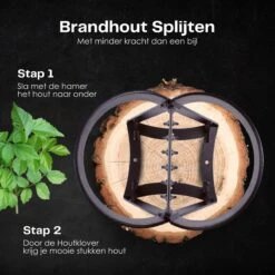 Flowkey® Houtklover - Houtsplijter Bijl - Houtkliever Kloofwig Gietijzer - Voor Hout & Aanmaakhout - Inclusief Gratis Hamer -Tuingereedschap Winkel 1200x1200 704