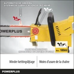 Powerplus POWXG1032 Elektrische Kettingzaag - 900W - Zwaardlengte 300mm - Automatische Kettingsmering - Incl. 1x Ketting En 1x Zwaard -Tuingereedschap Winkel 1200x1200 744