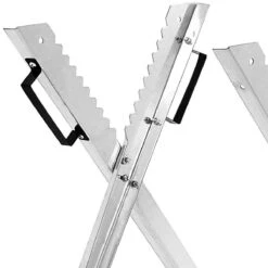 Merkloos Monzana Zaagbok - Metaal Opvouwbaar 83x81x88cm - Zilver -Tuingereedschap Winkel 1200x1200 763