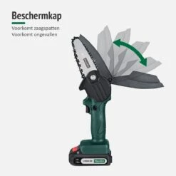 Mardin Mini Kettingzaag - Snoeizaag - Kettingzaag - Kettingzaag Electrisch Met 2 Accu - Inclusief Koffer - 1 Extra Accu - Groen -Tuingereedschap Winkel 1200x1200 810