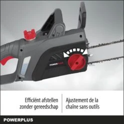 Powerplus POWEG10110 Elektrische Kettingzaag - 2200W - Zwaardlengte 400mm - Automatische Kettingsmering - Incl. 1x Ketting En 1x Zwaard -Tuingereedschap Winkel 1200x1200 815