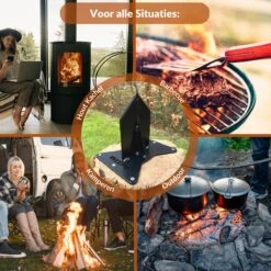 Miseru Houtklover – Geen Bijl Nodig – No Axe - Houtsplijter – Houtkliever – HANDMADE In Holland - Houtklover Voor Aanmaakhout – Metaal -Tuingereedschap Winkel 1200x1200 891