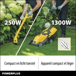 Powerplus POWXG6212T Elektrische Grasmaaier - Grasmachine Voor Kleine En Middelgrote Tuin - 1300W - Maaibreedte 320mm - Verstelbare Maaihoogte - 30L Opvangbak - Incl. Grastrimmer 250W 15 Powerplus POWXG6212T Elektrische Grasmaaier - Grasmachine Voor Kleine En Middelgrote Tuin - 1300W - Maaibreedte 320mm - Verstelbare Maaihoogte - 30L Opvangbak - Incl. Grastrimmer 250W -Tuingereedschap Winkel 1200x1200 936