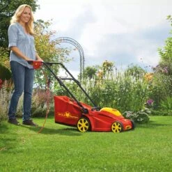 WOLF-Garten A 340 E Elektrische Grasmaaier - 1400 W - 34 Cm Maaibreedte - 30 Liter Opvangbak - Centrale Hoogte-instelling -Tuingereedschap Winkel 1200x1200 942