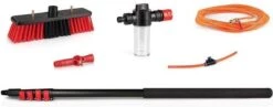 HIGHWALL Telescoopsteel Met Borstel - Glazenwassersset - Tot 4,6m Uitschuifbaar - Met Zeepdispenser -Tuingereedschap Winkel 1200x472