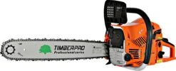 TIMBERPRO - Kettingzaag - 62 Cc - Benzine - Zwaardlengte 50 Cm - Met Transportzak - Met 2e Ketting -Tuingereedschap Winkel 1200x484