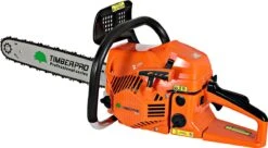 TIMBERPRO - Kettingzaag - 62 Cc - Benzine - Zwaardlengte 50 Cm - Met Transportzak - Met 2e Ketting -Tuingereedschap Winkel 1200x659