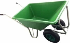 Kruiwagen Met Dubbel Luchtwiel Stal Eco Groen 160 Liter 18 Kruiwagen Met Dubbel Luchtwiel Stal Eco Groen 160 Liter -Tuingereedschap Winkel 1200x741 1