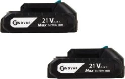 NovarGarden® Mini Kettingzaag NG1 - Met 2x Accu - Takkenzaag - Snoeizaag - Electrisch - Handzaag - Boomzaag - 21V -Tuingereedschap Winkel 1200x765