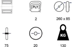 Benson Bolderkarwiel Steekwagenwiel Met Luchtband 3.00-4 | Asgatdiameter 20mm Rollager | Hoogte Wiel 26cm -Tuingereedschap Winkel 1200x794 1