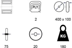Kruiwagen Wiel 4.00 - 8 Luchtband Lijnprofiel - Asdiameter 20mm -Tuingereedschap Winkel 1200x795 2