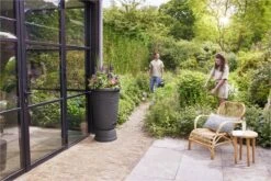 Elho Green Basics Regenton Plus 105 - Regenton Voor Kweken En Oogsten - Ø 58.4 X H 80.4 Cm - Zwart/Living Black -Tuingereedschap Winkel 1200x800 144