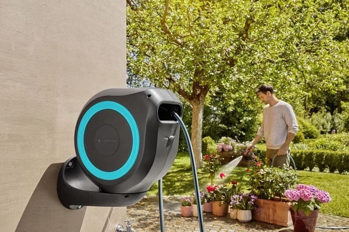 GARDENA - Wandslangbox RollUp M - 20m Slang - 11 Diameter 8 GARDENA - Wandslangbox RollUp M - 20m Slang - 11 Diameter - Afbeelding 6