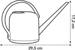 Elho B.for Soft Gieter 30 - Gieter Voor Binnenaccessoires - Ø 31.3 X H 0.0 Cm - Wit/Wit -Tuingereedschap Winkel 1200x807 2