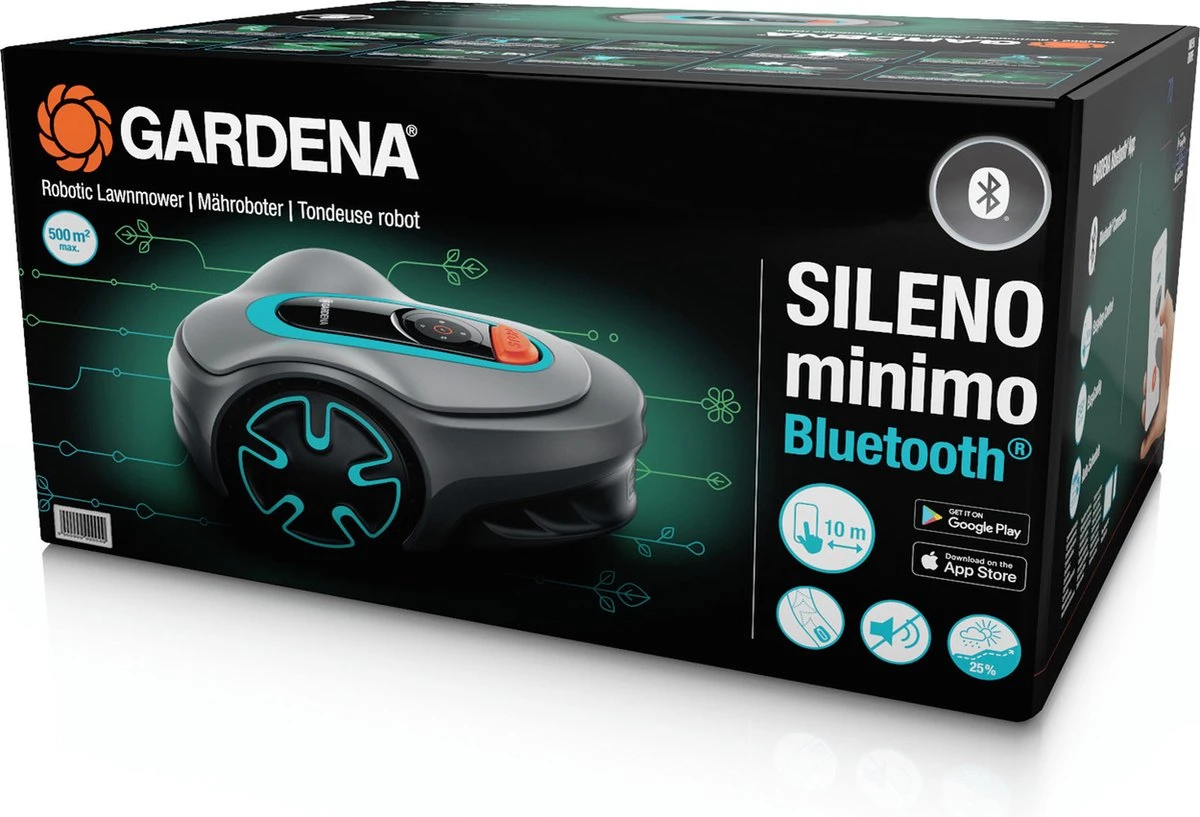 GARDENA - Sileno Minimo 500 Robotmaaier - Voor Gazons Tot Ca. 500 M² 13 GARDENA - Sileno Minimo 500 Robotmaaier - Voor Gazons Tot Ca. 500 M² - Afbeelding 11