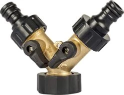 Sens Design Waterverdeler 2-weg – Messing – Past Op Europese Kranen -Tuingereedschap Winkel 1200x919 1