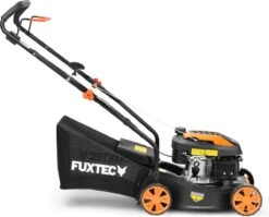 FUXTEC Grasmaaier Benzine - 41cm - 80cc - Duwmaaier - Opvangbak 45L - FX-RM4180 13 FUXTEC Grasmaaier Benzine - 41cm - 80cc - Duwmaaier - Opvangbak 45L - FX-RM4180 -Tuingereedschap Winkel 1200x967