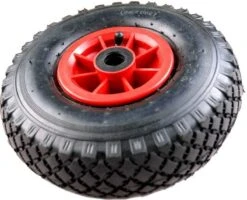 Benson Bolderkarwiel Steekwagenwiel Met Luchtband 3.00-4 | Asgatdiameter 20mm Rollager | Hoogte Wiel 26cm -Tuingereedschap Winkel 1200x970