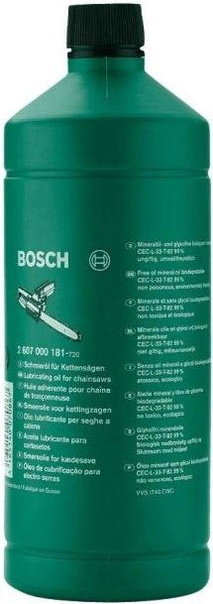 Bosch Kettingzaagolie - Biologisch 4 Bosch Kettingzaagolie - Biologisch - Afbeelding 2