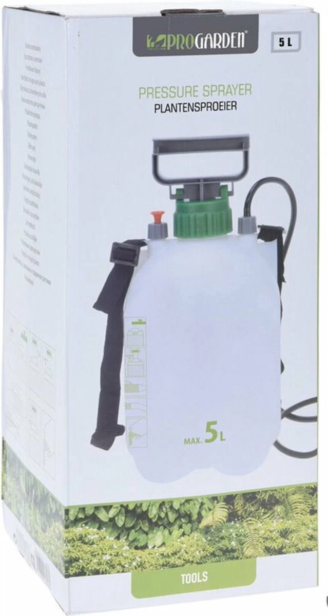 Merkloos Pro Garden Plantensproeier Drukspuit - 5 Liter - Inclusief Draagriem 4 Merkloos Pro Garden Plantensproeier Drukspuit - 5 Liter - Inclusief Draagriem - Afbeelding 2