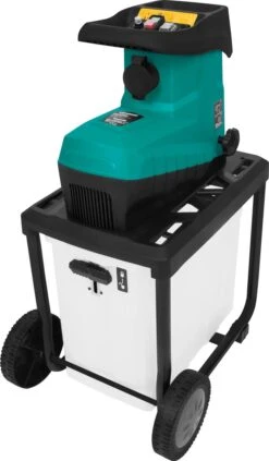 VONROC Stille Hakselaar/Shredder 2800W – Voor Takken Tot Ø45mm – Incl. 60L Opvangbak & Duwstok -Tuingereedschap Winkel 700x1200