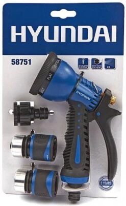 Hyundai Sproeiset Deluxe 4-delig - Geschikt Voor 13 Mm (1/2) En 15 Mm (5/8) - Ergonomische Design - Roestvrij Staal -Tuingereedschap Winkel 737x1200