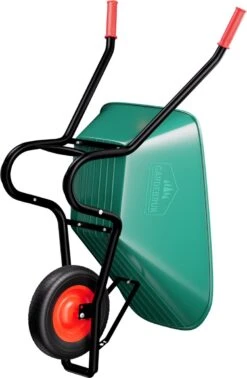 Gardebruk Kruiwagen 100 L - Kunststof Kuip – Tot 150KG Groen -Tuingereedschap Winkel 784x1200