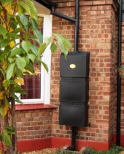 Prestige Regenton Grijs (waterton) 100L (incl. Kraantje En Aan De Wand/muur Te Bevestigen) -Tuingereedschap Winkel 972x1200 2