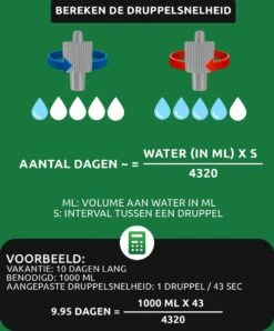 SKYARD® Waterdruppelaar Set Van 10 – Watergeefsysteem Geschikt Binnen (Kamerplanten) En Buiten – Bewateringssysteem Met Instelbare Druppelsnelheid - Irrigatiesysteem - Planten Watergever - Waterbol -Tuingereedschap Winkel 994x1200